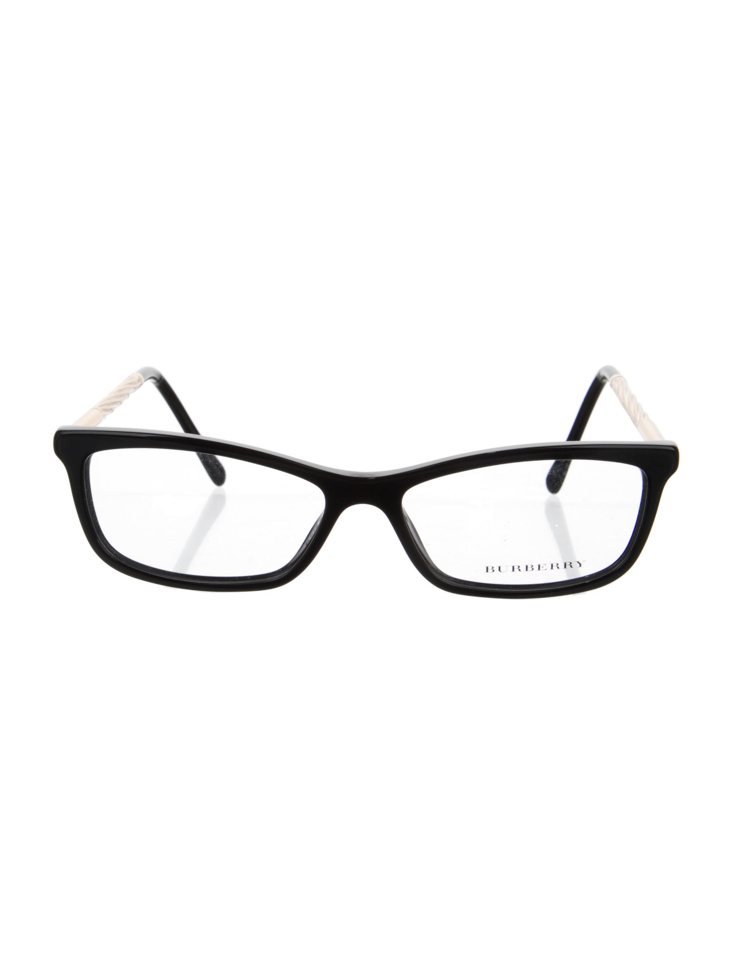 Burberry Nova Check Pattern Square Eyeglasses