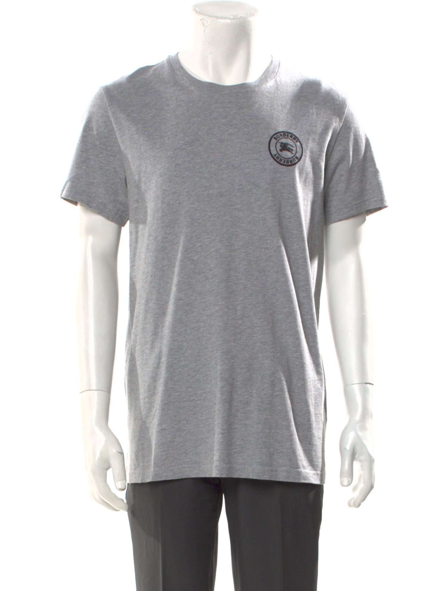 Burberry Nova Check Pattern Crew Neck T-Shirt