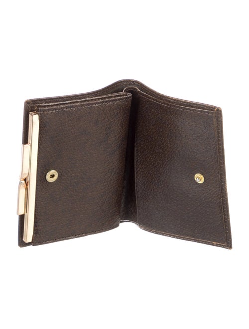 Burberry's Haymarket Check Pattern Canvas Bifold Wallet