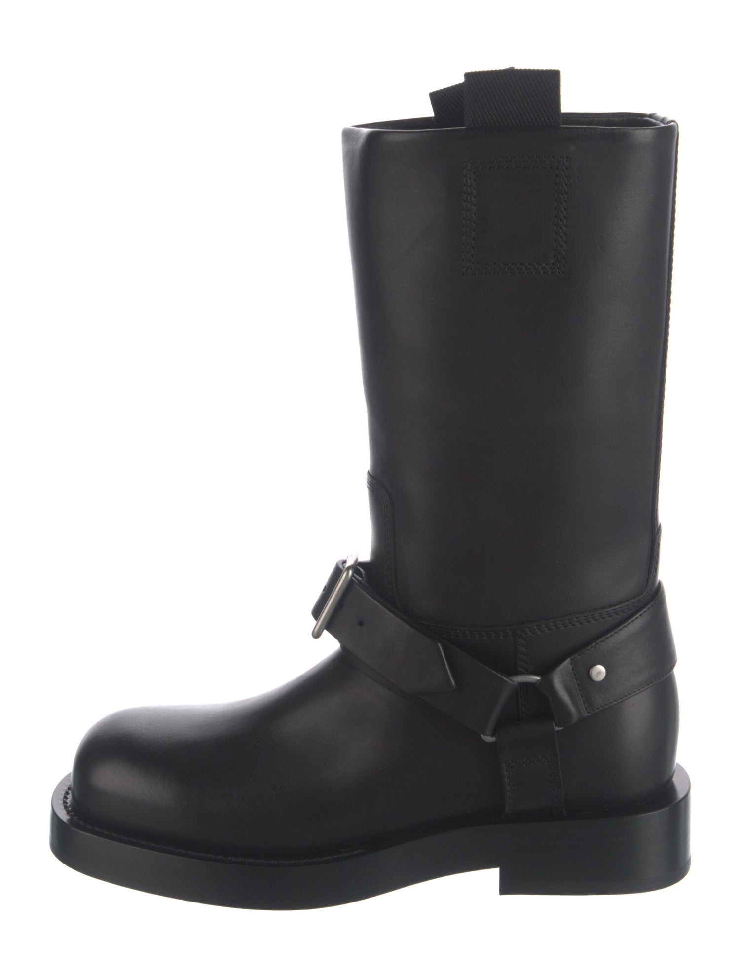 Burberry Leather Moto Boots