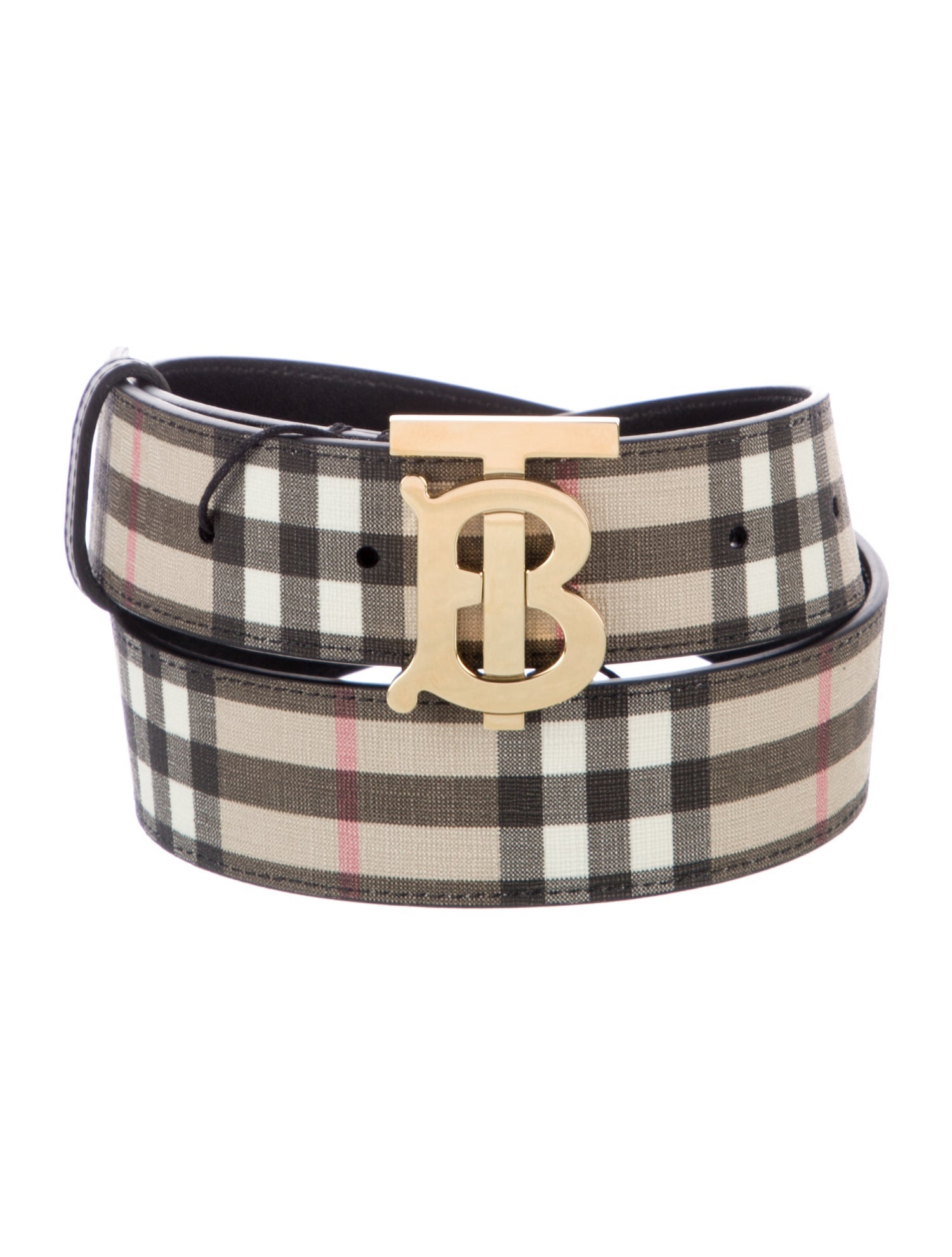 Burberry Nova Check Pattern Belt w/ Tags
