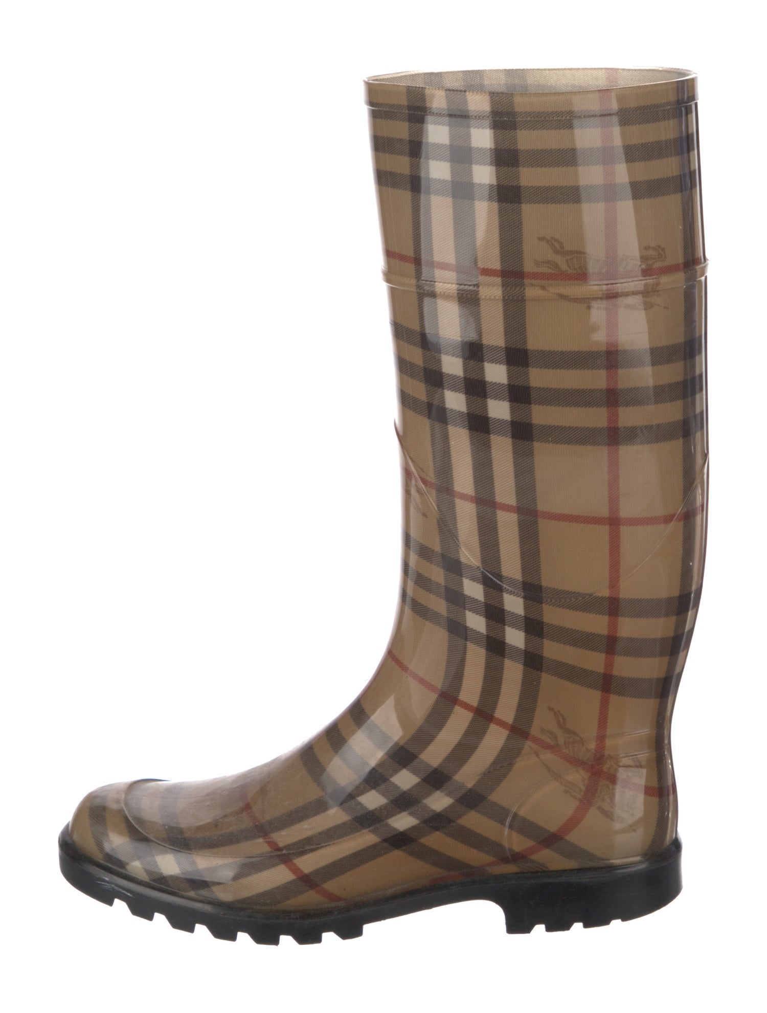 Burberry Rubber Printed Rain Boots