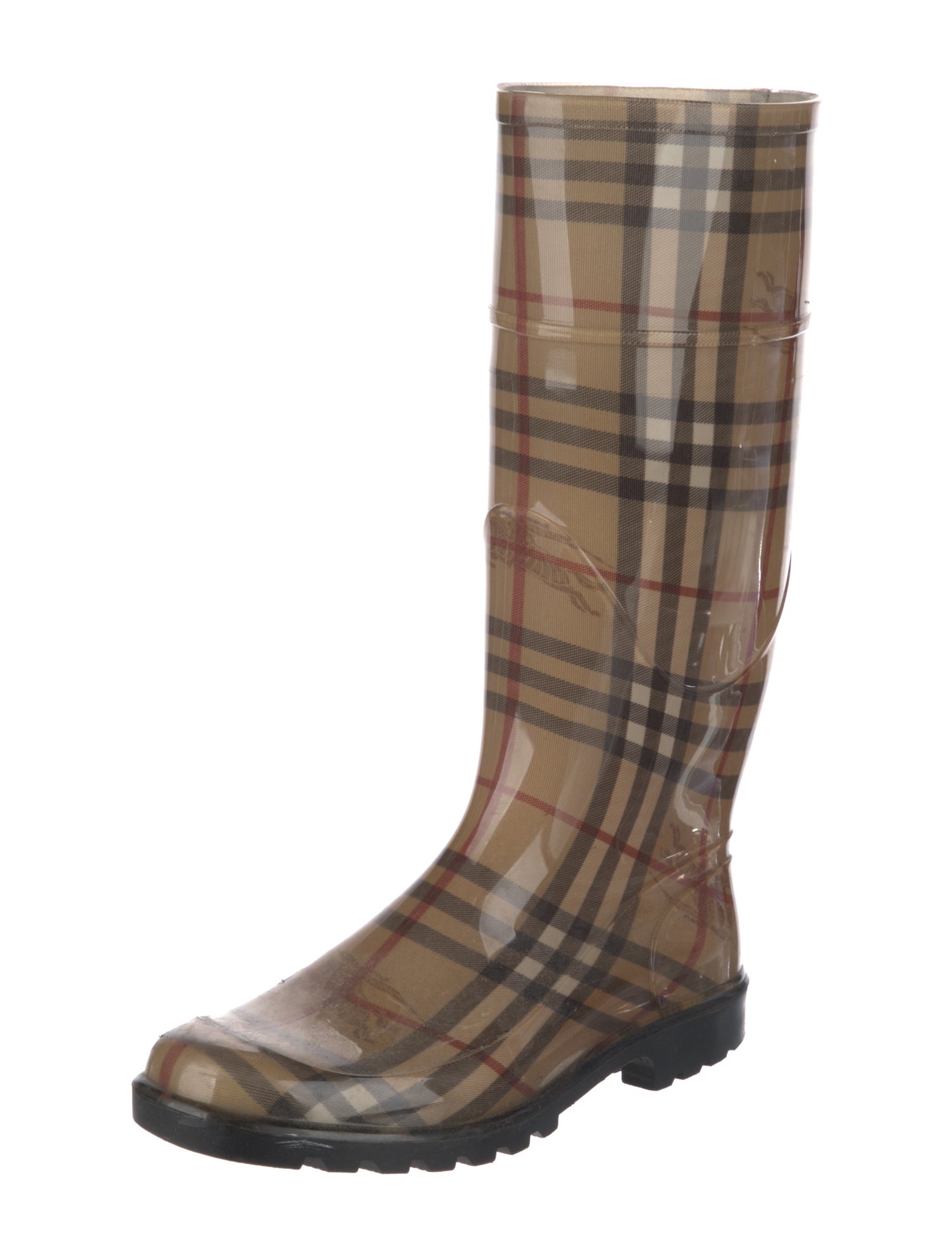Burberry Rubber Printed Rain Boots