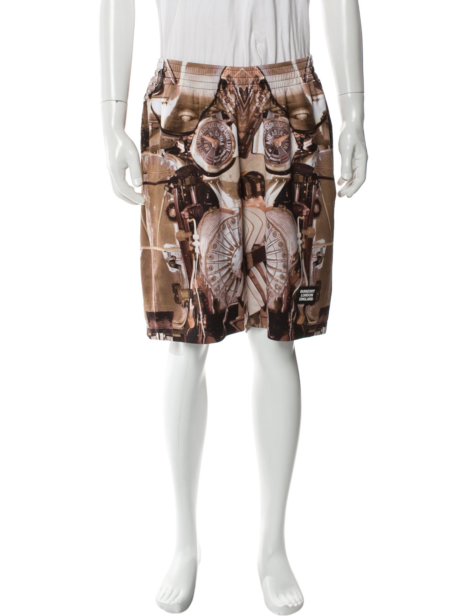 Burberry Printed Jogger Shorts