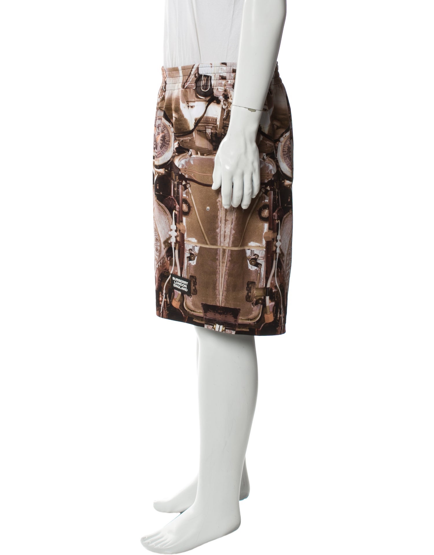 Burberry Printed Jogger Shorts