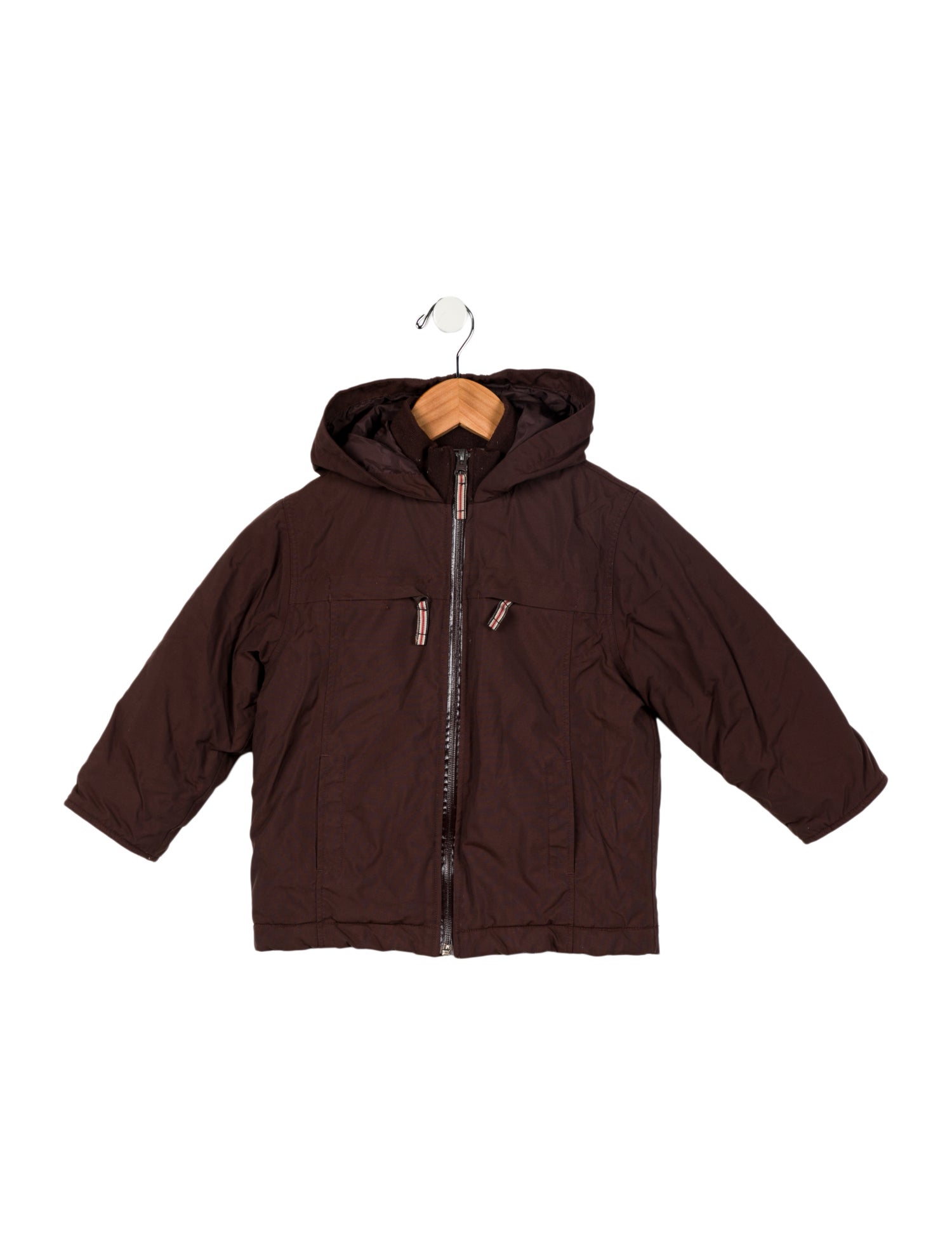 Burberry Kids' Solid Hooded Jacket