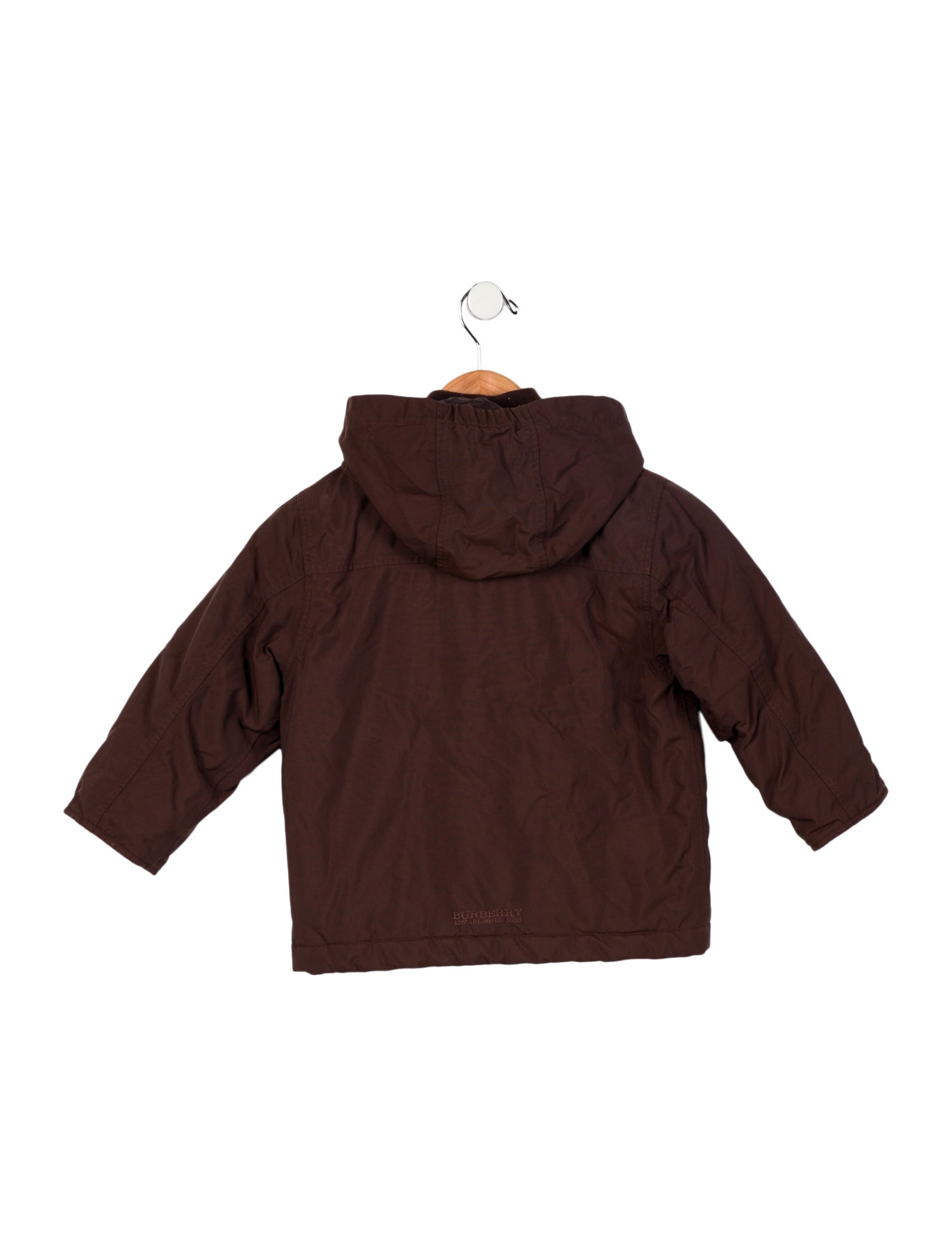 Burberry Kids' Solid Hooded Jacket