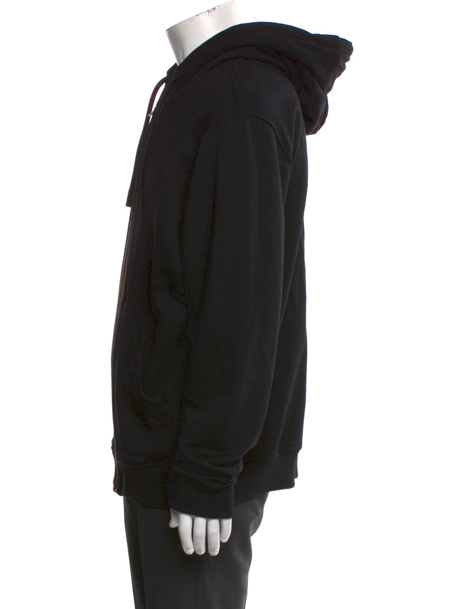 Burberry Striped V-Neck Hoodie