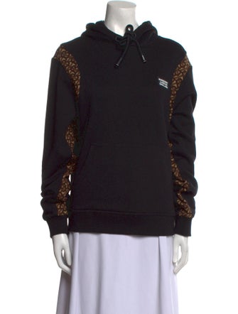 Burberry Mock Neck Long Sleeve Sweatshirt