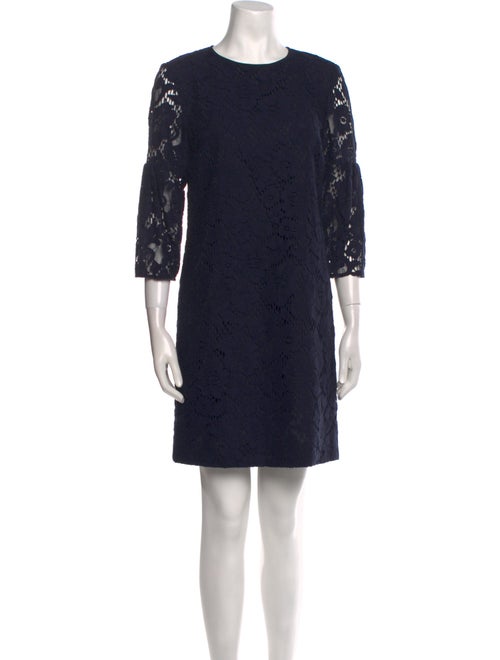 Burberry Lace Pattern Mini Dress