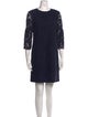Burberry Lace Pattern Mini Dress