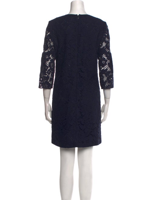 Burberry Lace Pattern Mini Dress