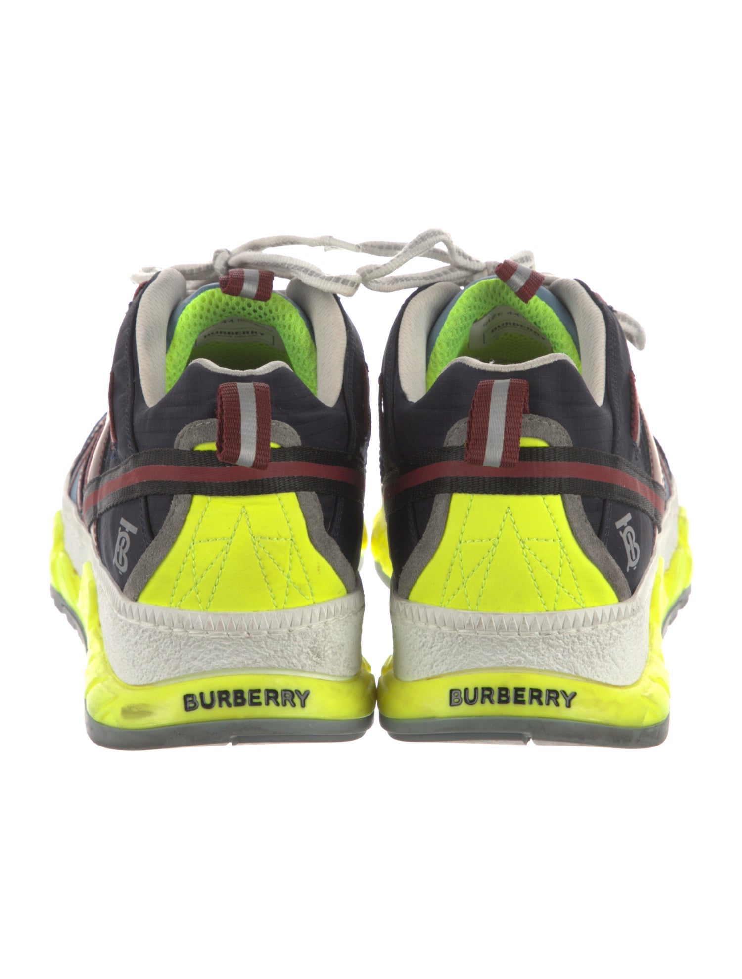 Burberry Colorblock Pattern Chunky Sneakers