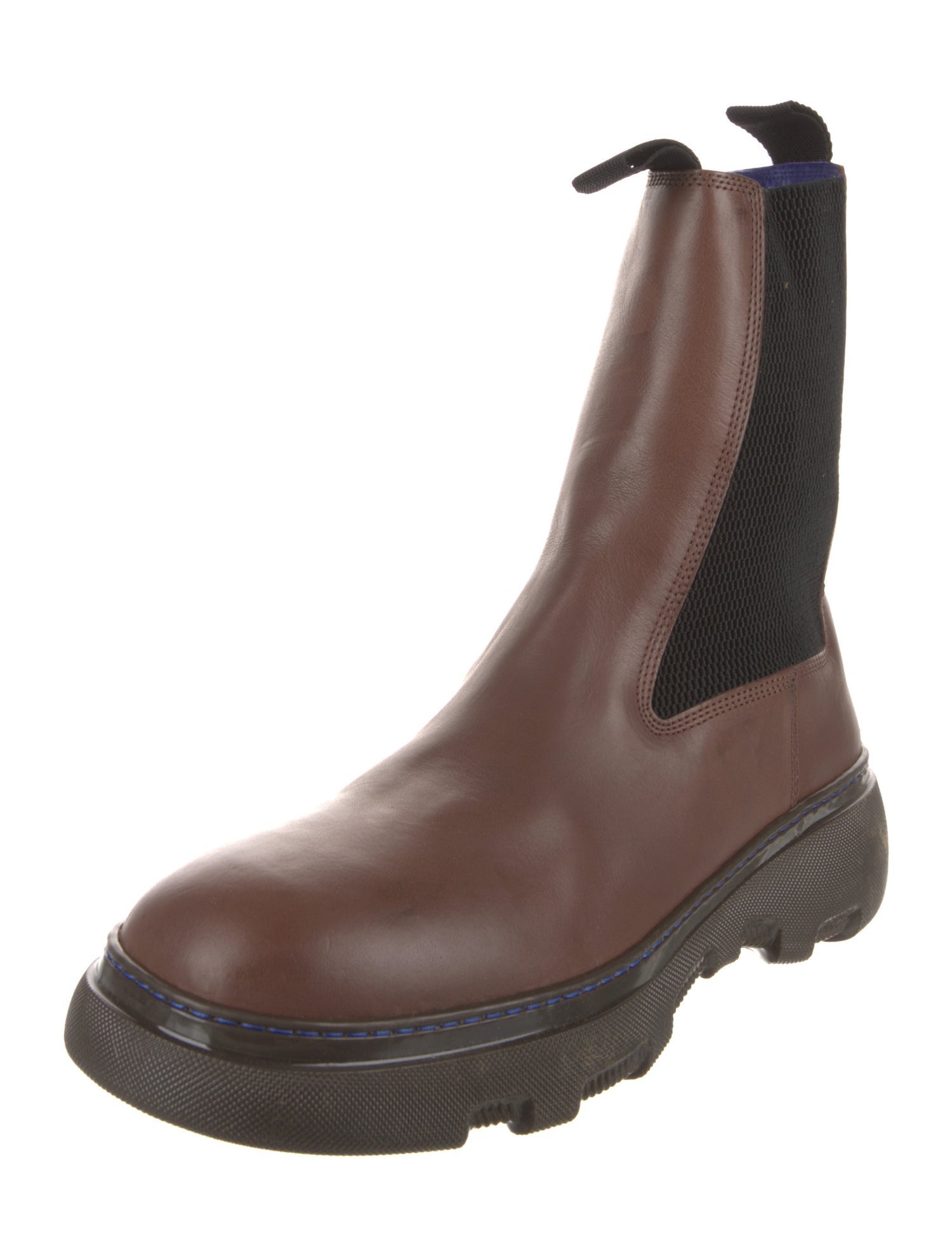 Burberry Leather Chelsea Boots