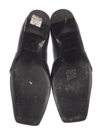 Burberry TB Monogram Leather Loafers