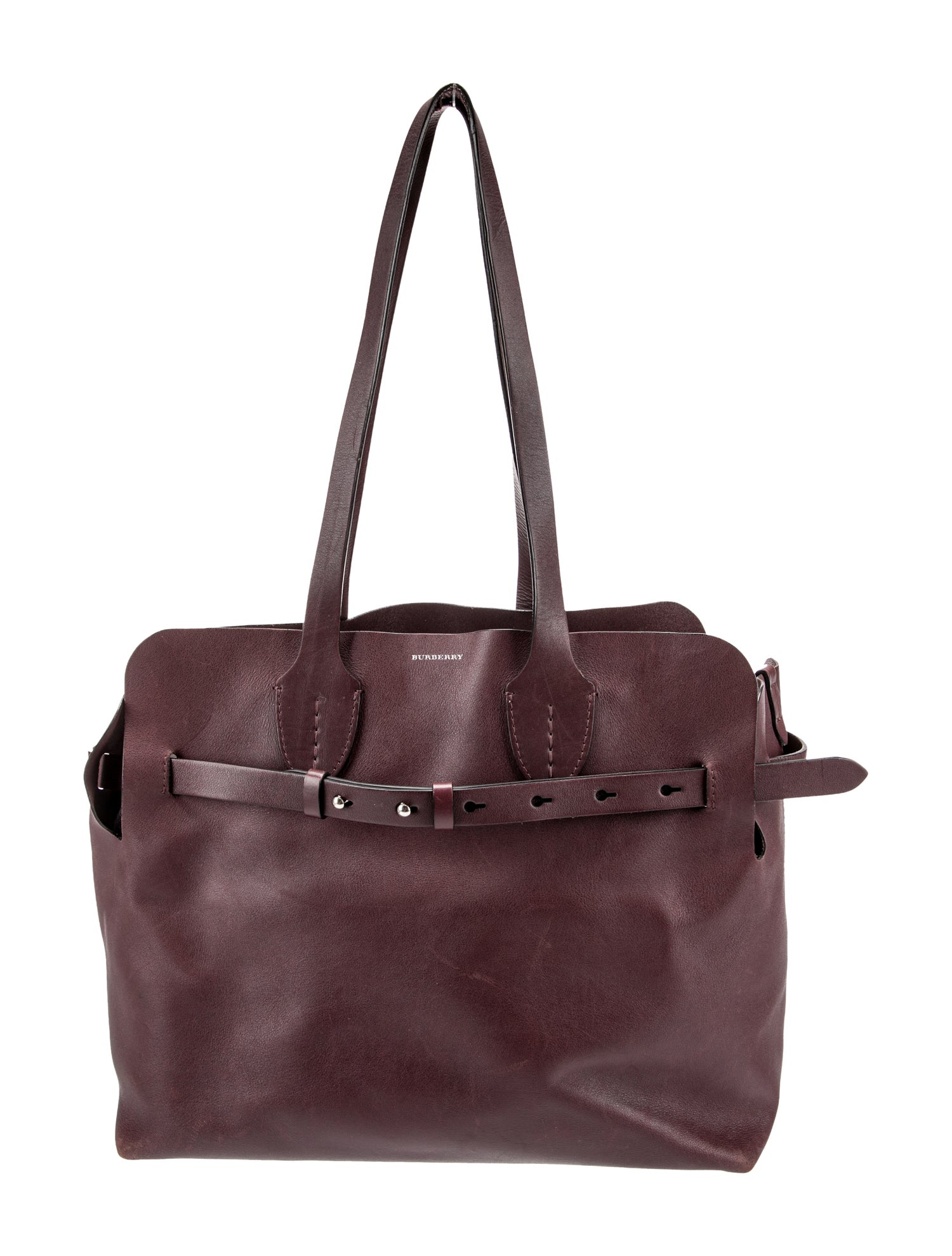 Burberry Leather Soft Belt Tote