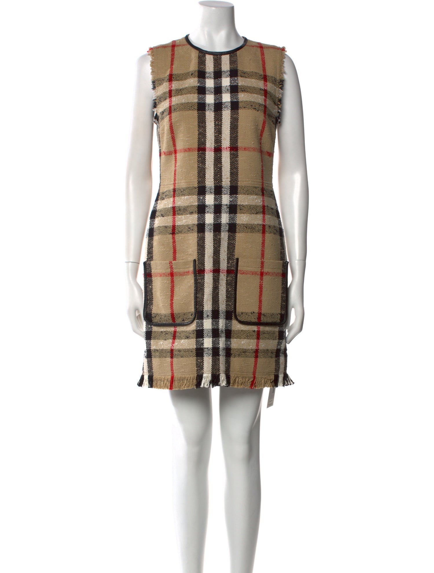 Burberry Plaid Print Mini Dress w/ Tags