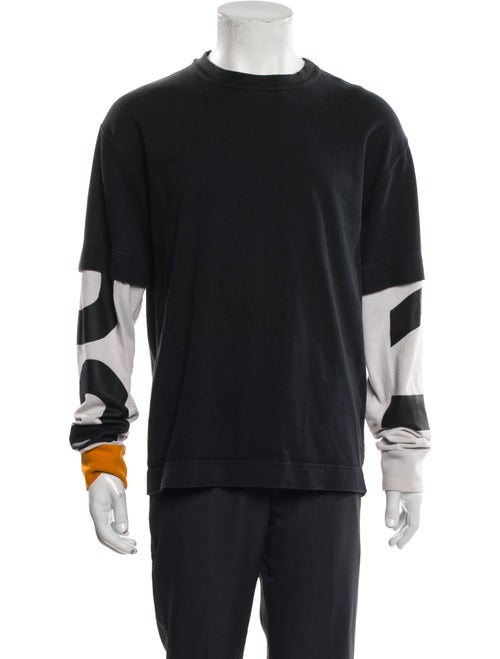 Burberry Exploded Check Pattern Crew Neck Sweatshirt