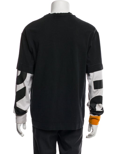 Burberry Exploded Check Pattern Crew Neck Sweatshirt