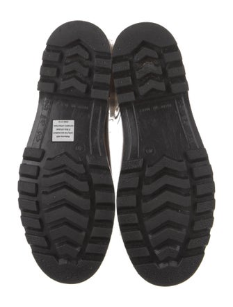 Burberry Rubber Plaid Print Rain Boots