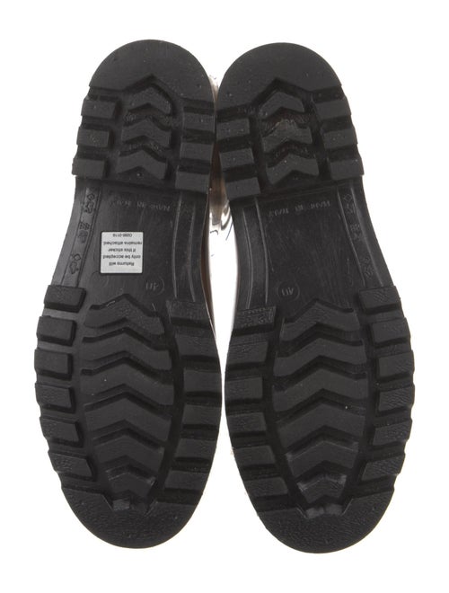 Burberry Rubber Plaid Print Rain Boots