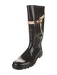 Burberry Nova Check Pattern Rubber Rain Boots