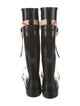 Burberry Nova Check Pattern Rubber Rain Boots