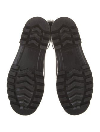 Burberry Nova Check Pattern Rubber Rain Boots