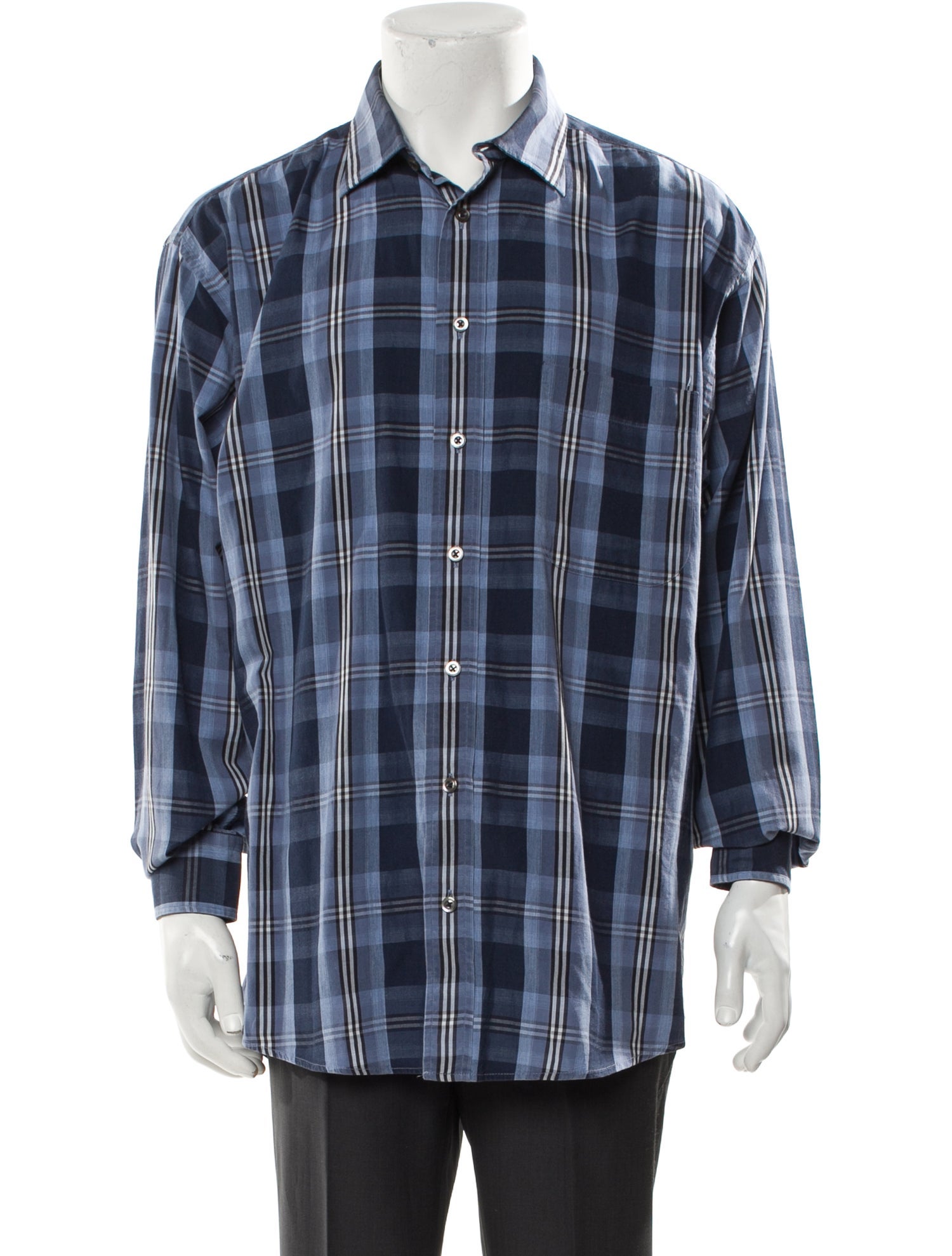 Burberry House Check Pattern Long Sleeve Shirt