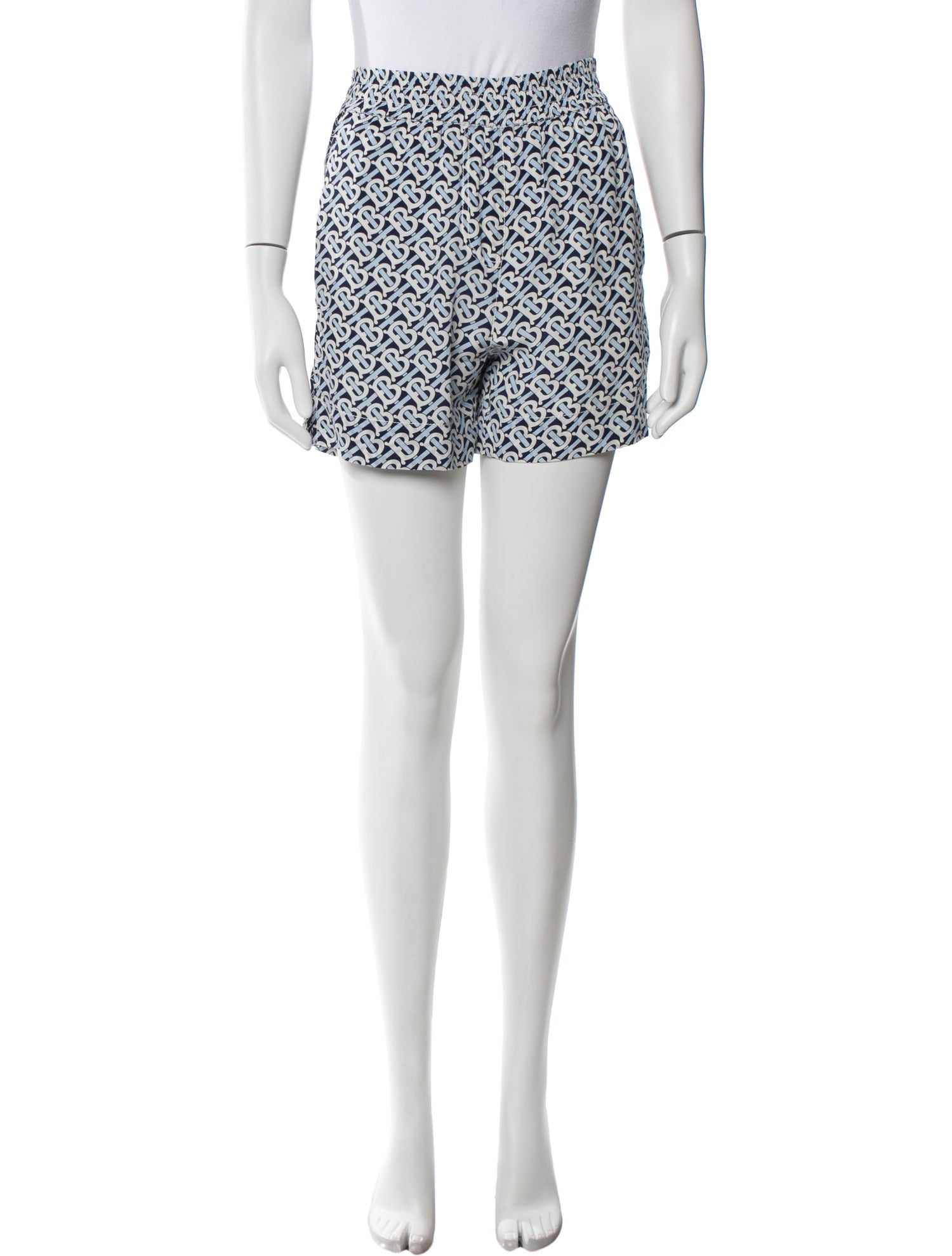 Burberry Silk Mini Shorts