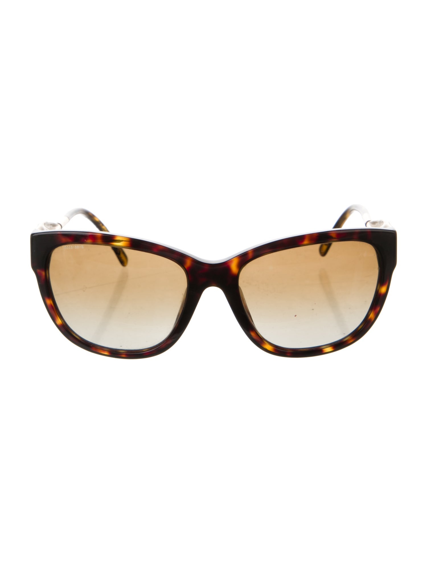 Burberry House Check Pattern Cat-Eye Sunglasses