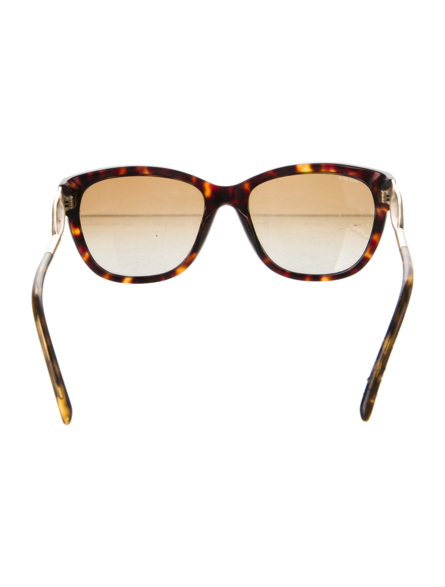 Burberry House Check Pattern Cat-Eye Sunglasses