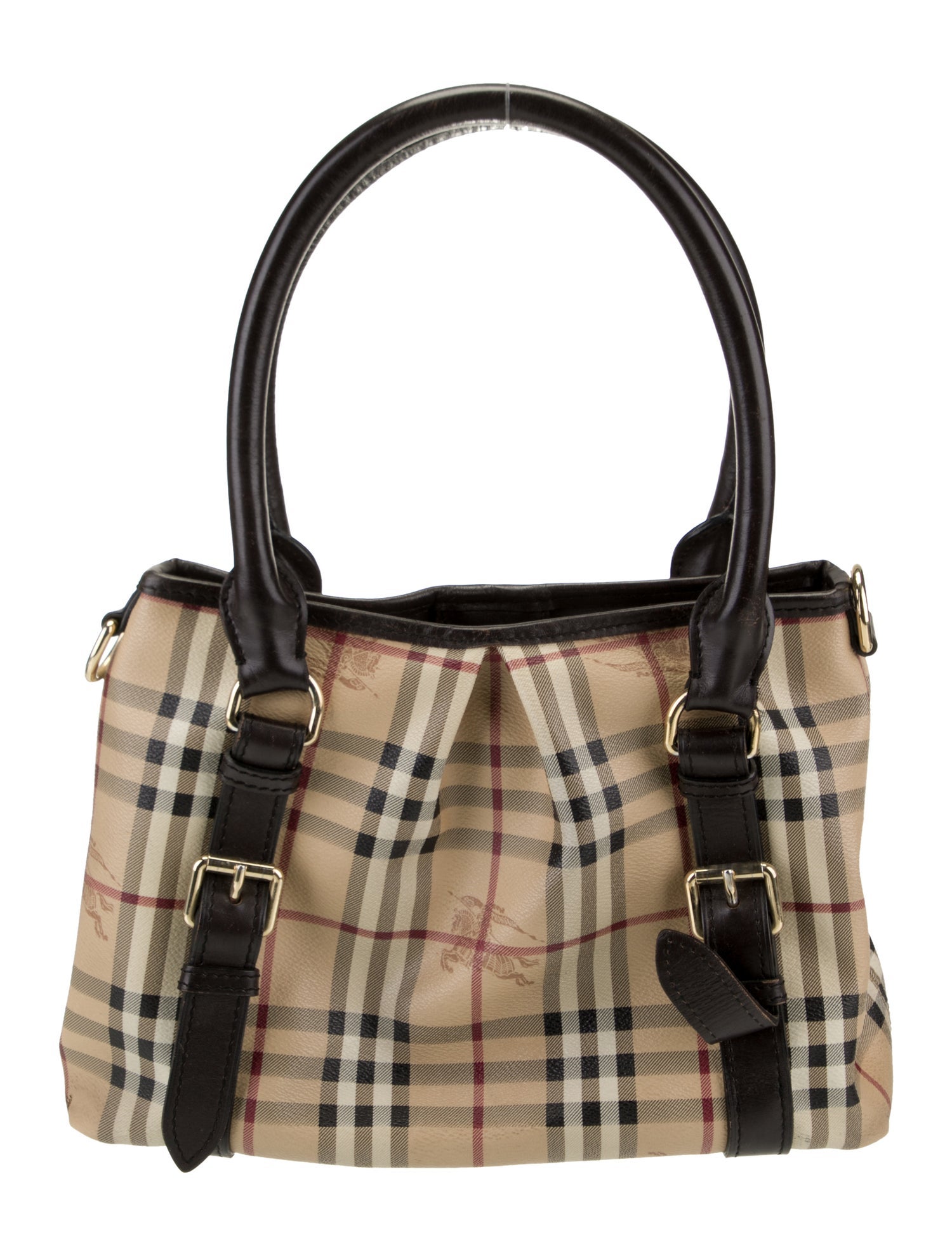 Burberry Haymarket Check Shoulder Bag Vintage