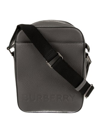 Burberry Leather Messenger Bag