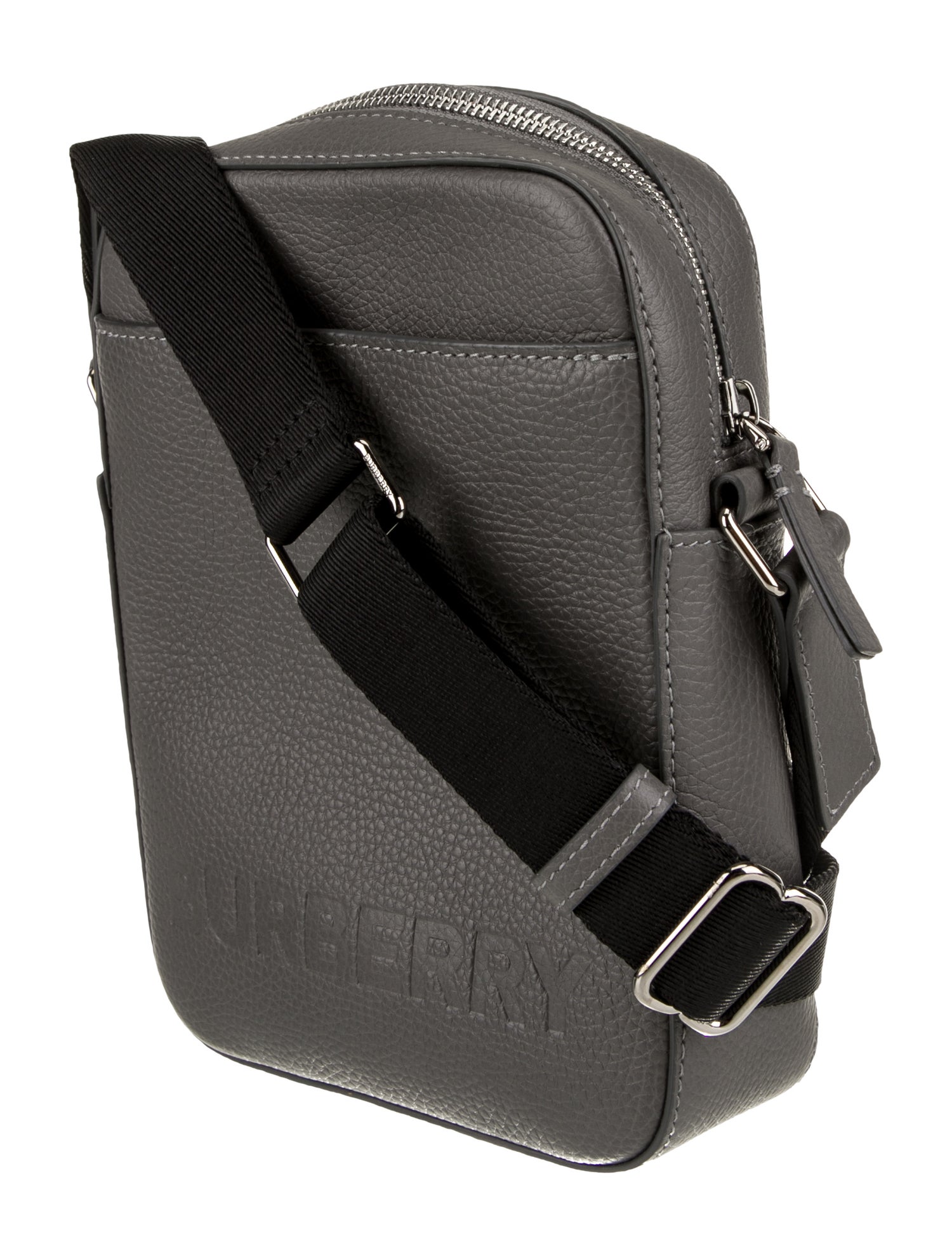 Burberry Leather Messenger Bag