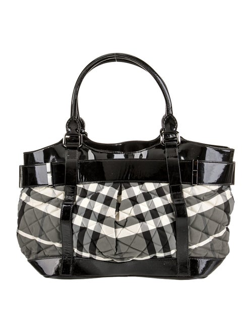 Burberry Nylon Top Handle Bag