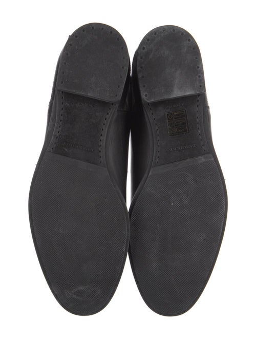 Burberry Nova Check Pattern Leather Chelsea Boots