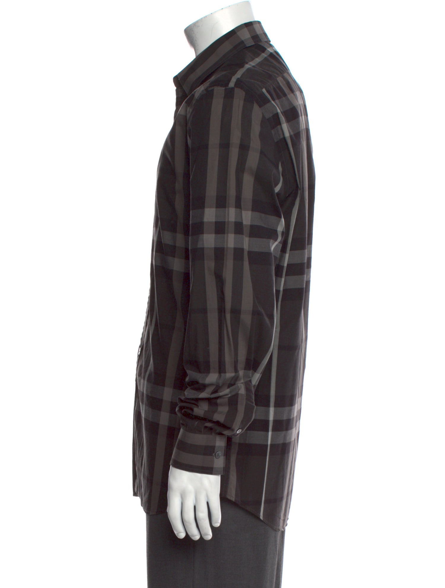 Burberry London Nova Check Pattern Long Sleeve Shirt