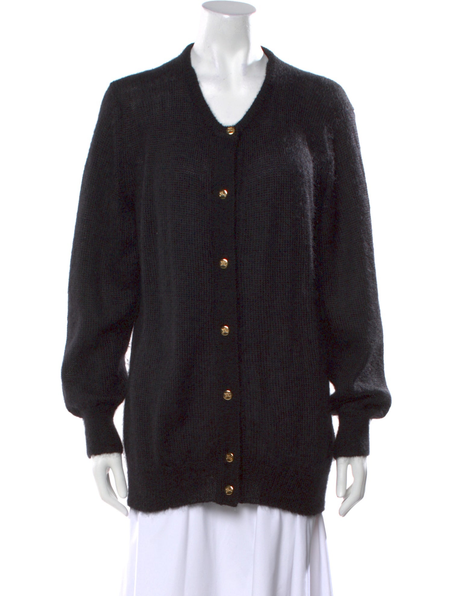 Burberry's Mohair V-Neck Sweater