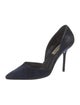 Burberry Suede D'Orsay Pumps