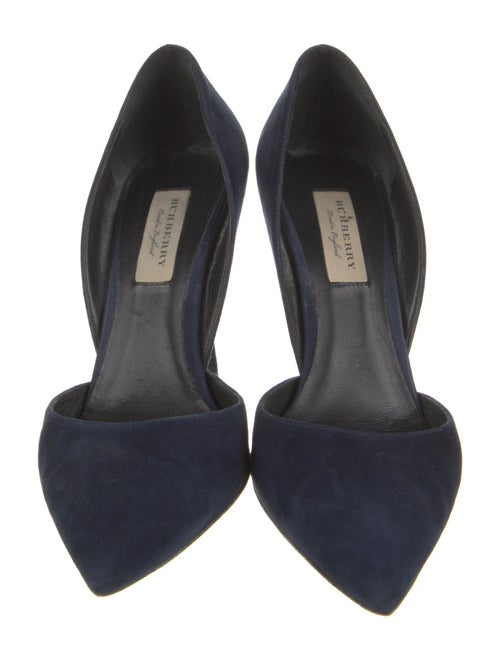 Burberry Suede D'Orsay Pumps