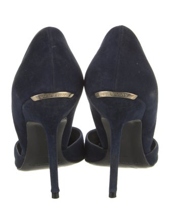 Burberry Suede D'Orsay Pumps