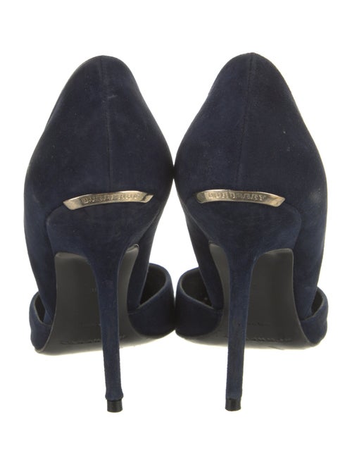 Burberry Suede D'Orsay Pumps