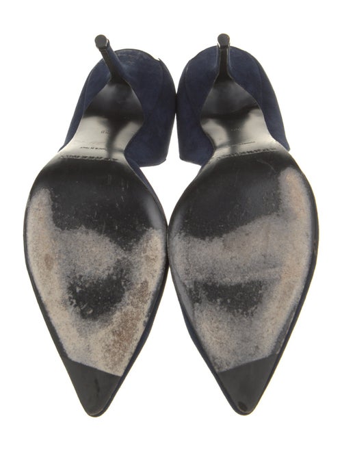 Burberry Suede D'Orsay Pumps