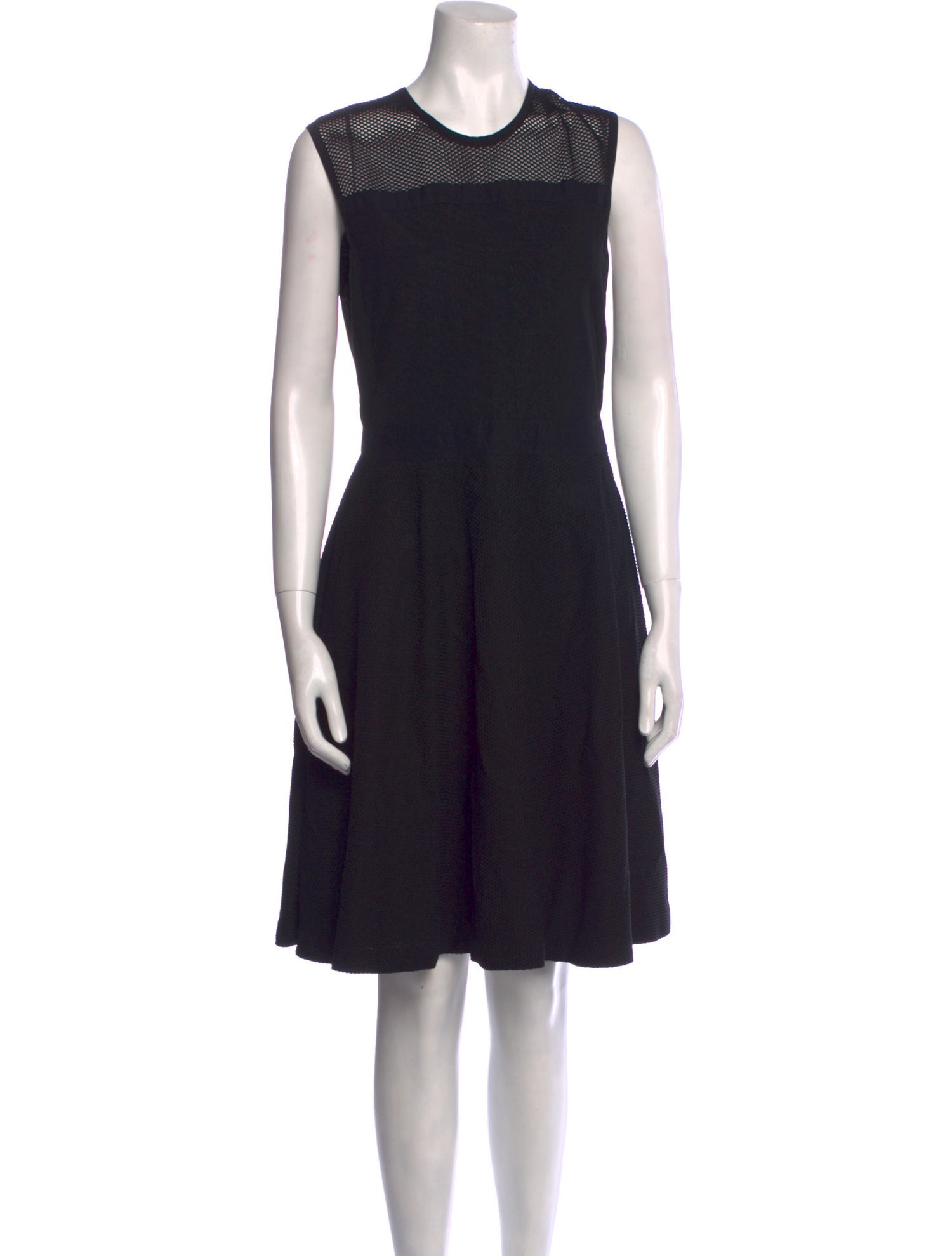 Burberry Crew Neck Knee-Length Dress