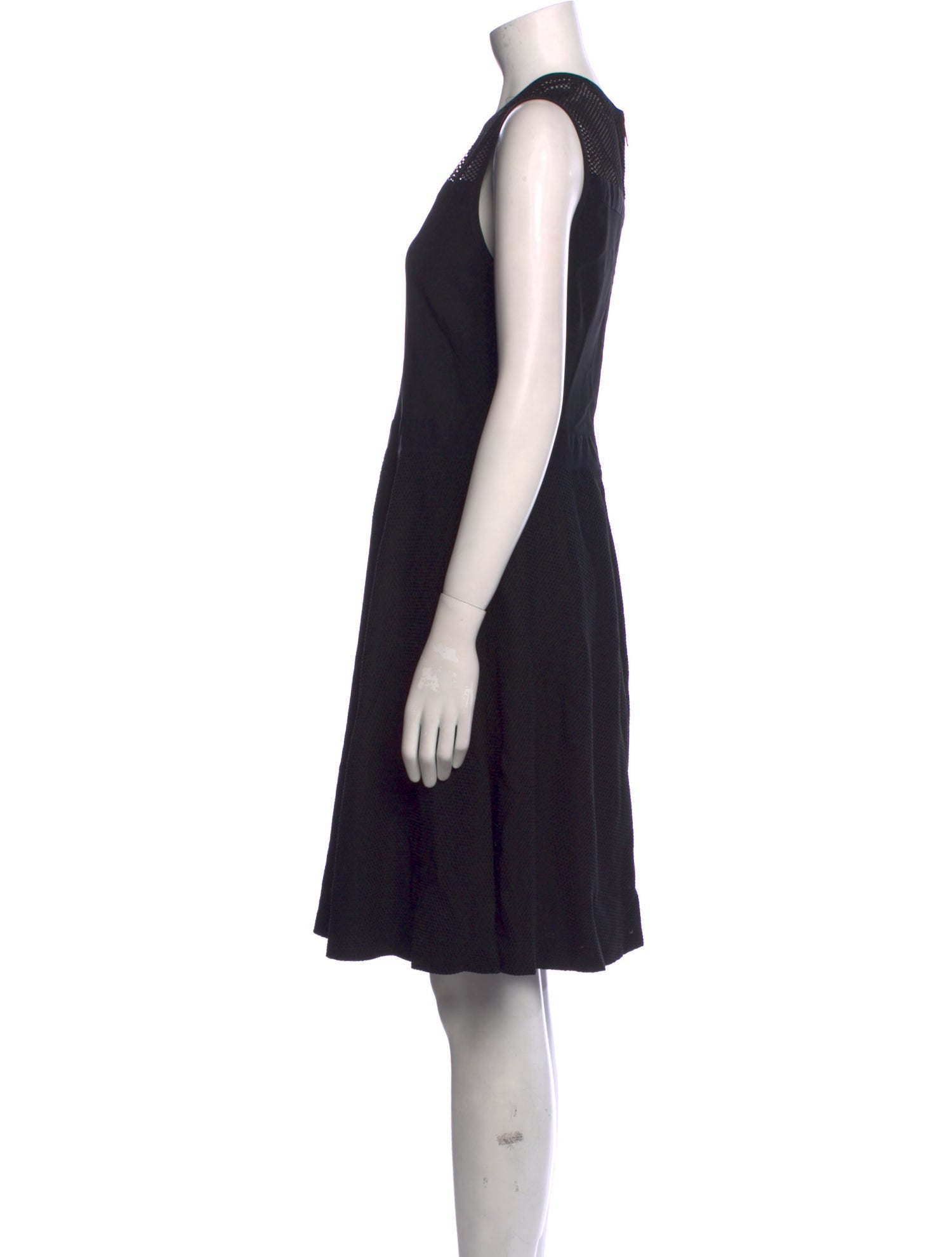 Burberry Crew Neck Knee-Length Dress