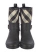 Burberry House Check Pattern Rubber Rain Boots