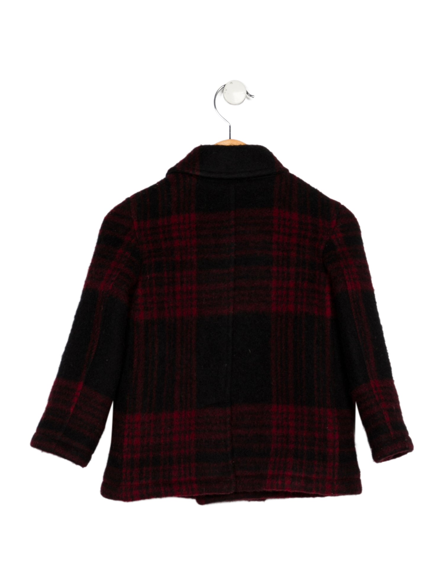 Burberry Plaid Virgin Wool Jacket