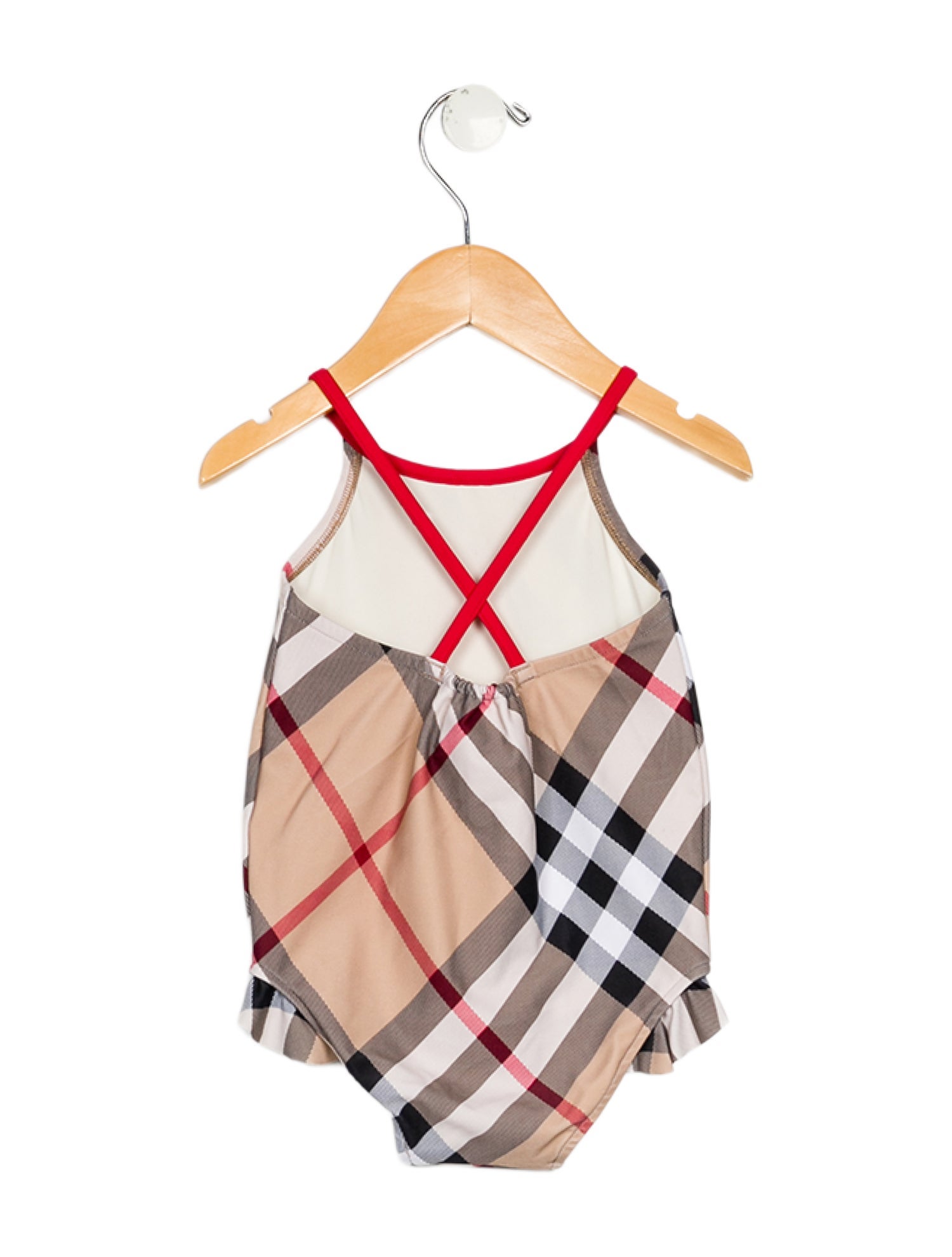 Burberry Check Printed Swimsuit