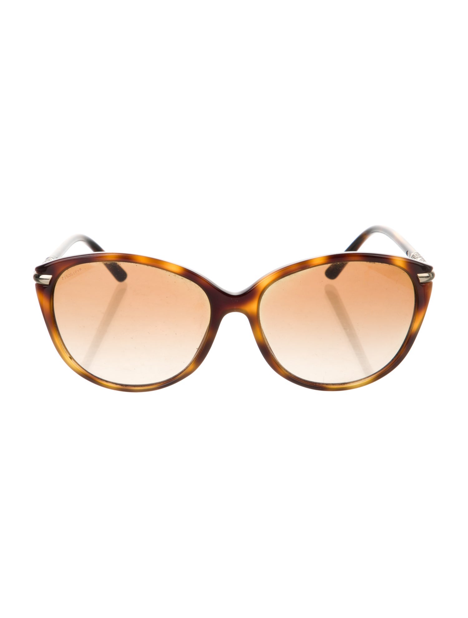 Burberry House Check Pattern Cat-Eye Sunglasses